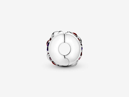 Asymmetrical Heart Pavé Clip Charm