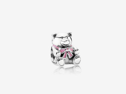 Baby Girl Teddy Charm