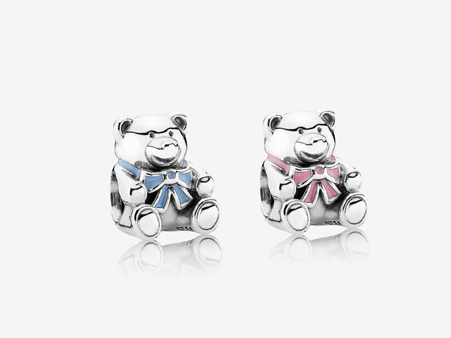 Baby Girl Teddy Charm