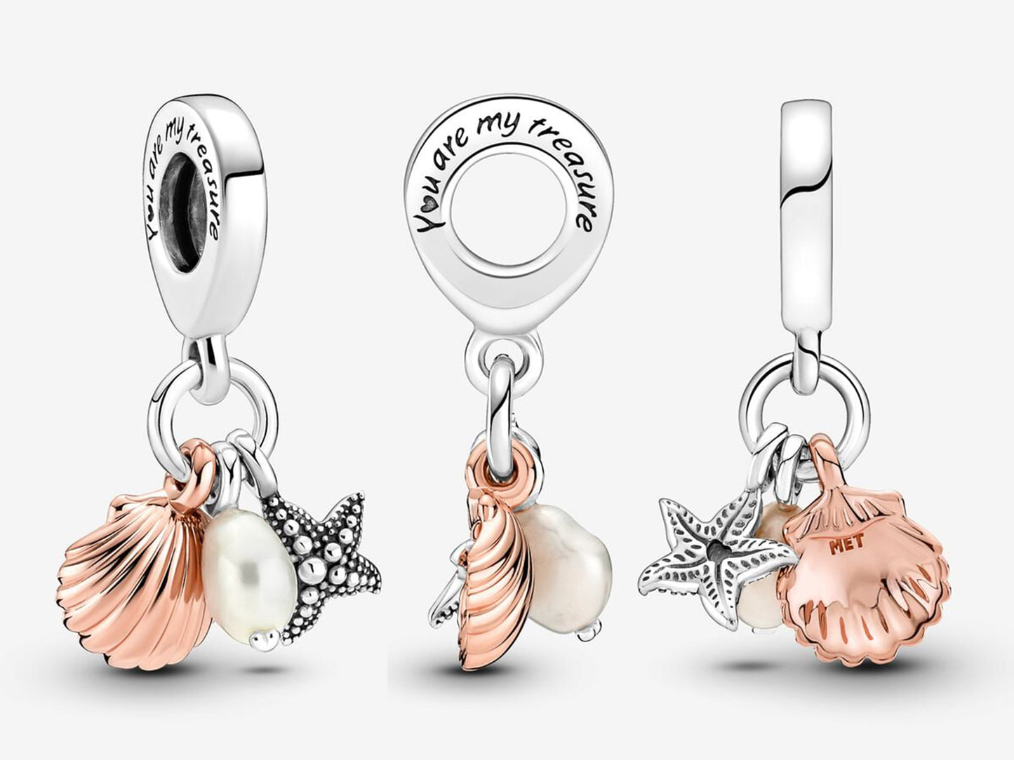Beach Treasures Trio Charm
