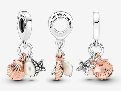 Beach Treasures Trio Charm