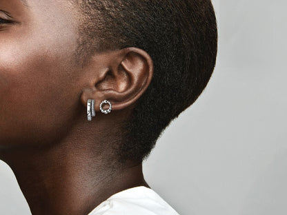 Bead Circle Stud Earrings