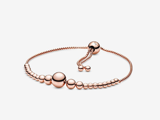 String of Beads Slider Bracelet