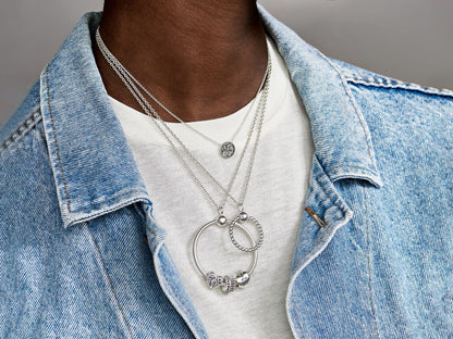 Beaded O Pendant