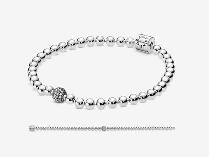 Beads & Pavé Bracelet