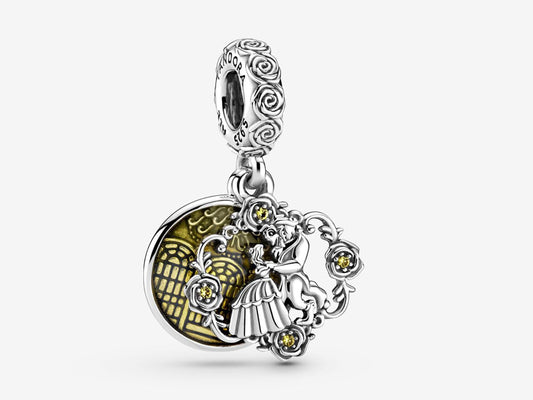 Disney Beauty and the Beast Dancing Dangle Charm