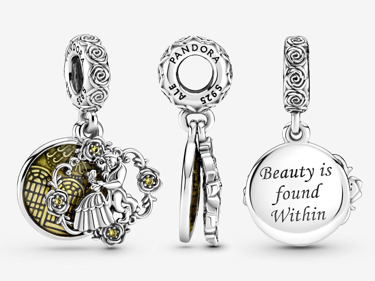 Disney Beauty and the Beast Dancing Dangle Charm