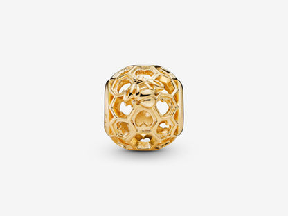 Bee and Honeycomb Charm