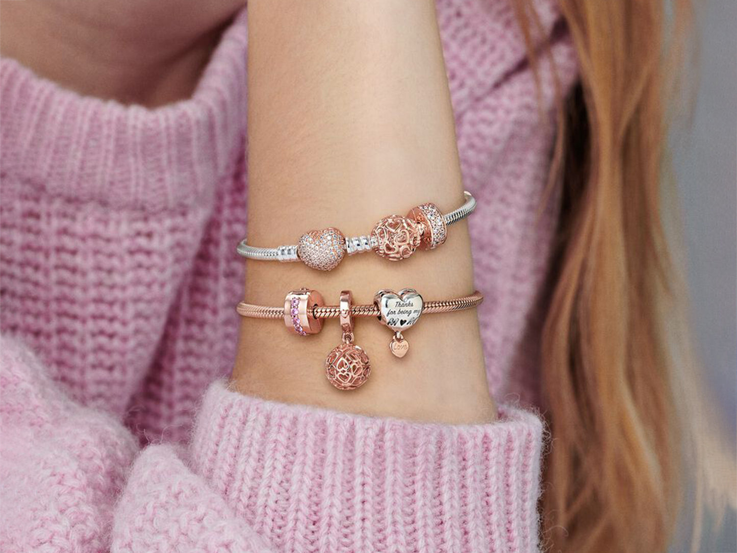 Love You Mom Heart Charm