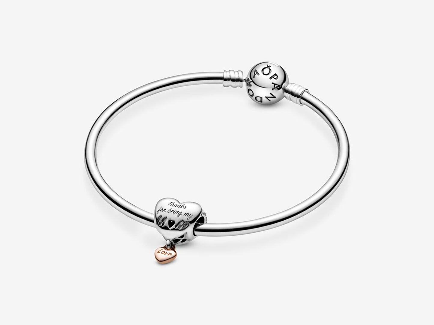 Love You Mom Heart Charm