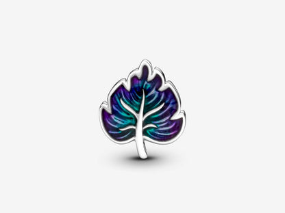 Purple-Green Leaf Charm
