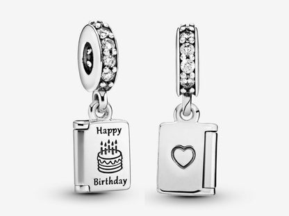 Birthday Card Celebration Charm