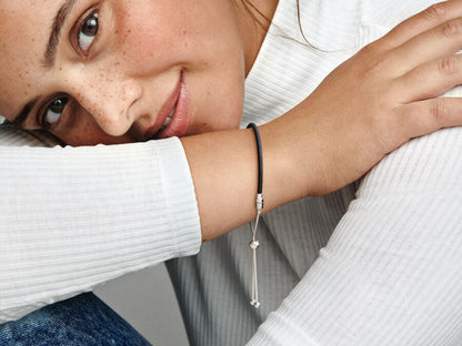 Black Leather Bracelet