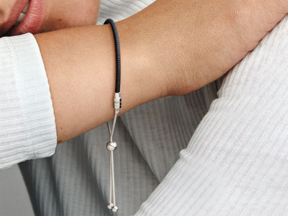 Black Leather Bracelet