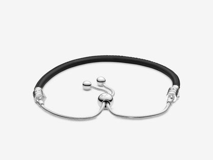 Black Leather Bracelet
