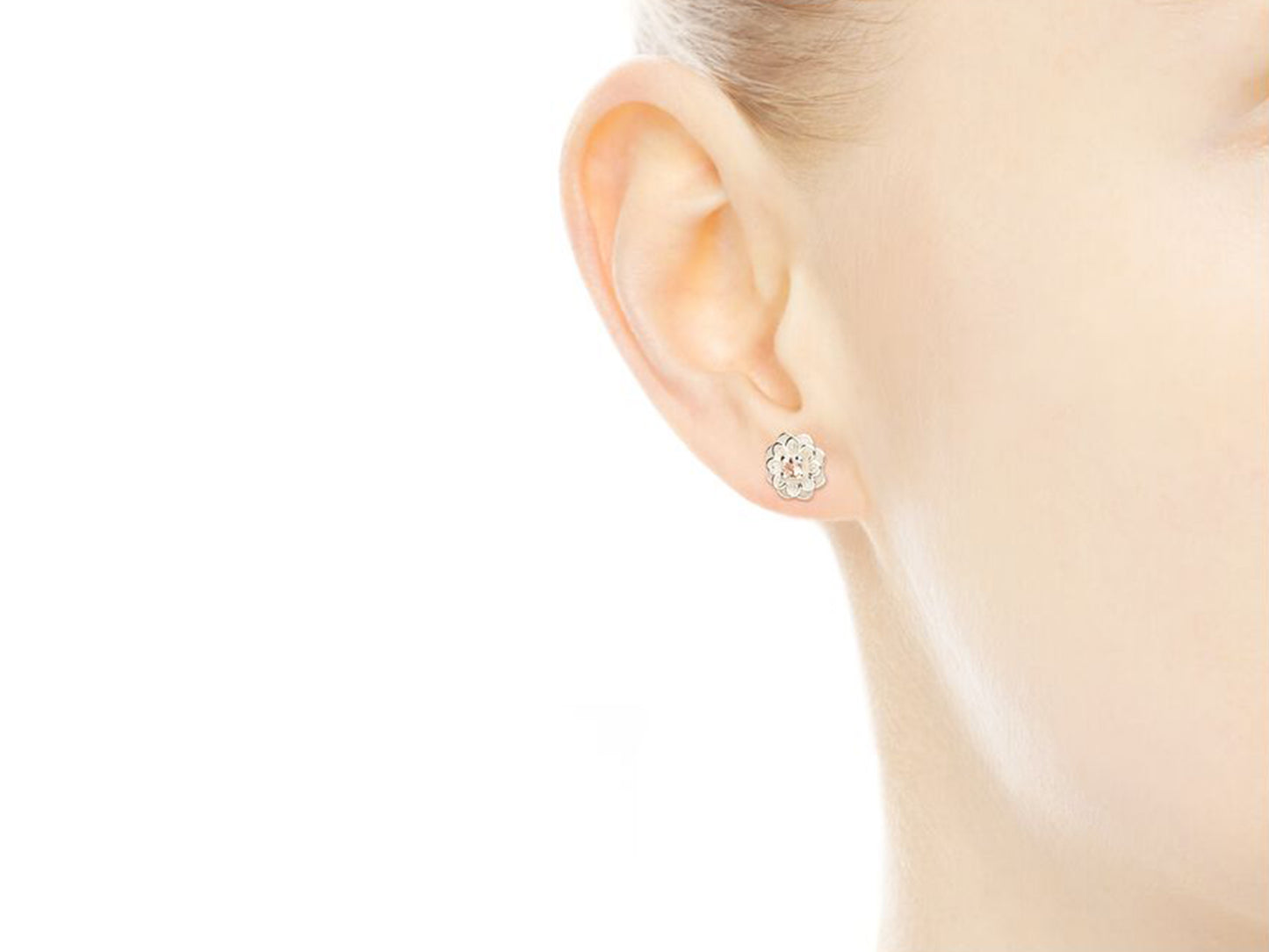 Blossoming Daisy Elegance Stud Earrings