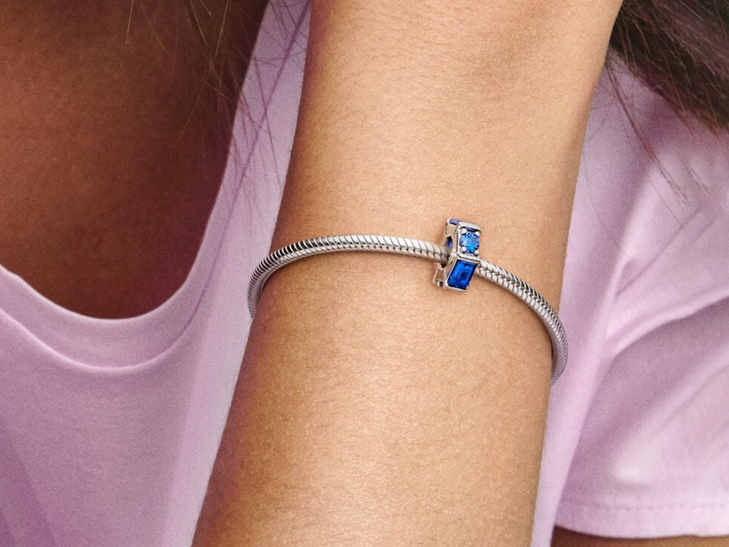 Blue Crystal Petite Charm