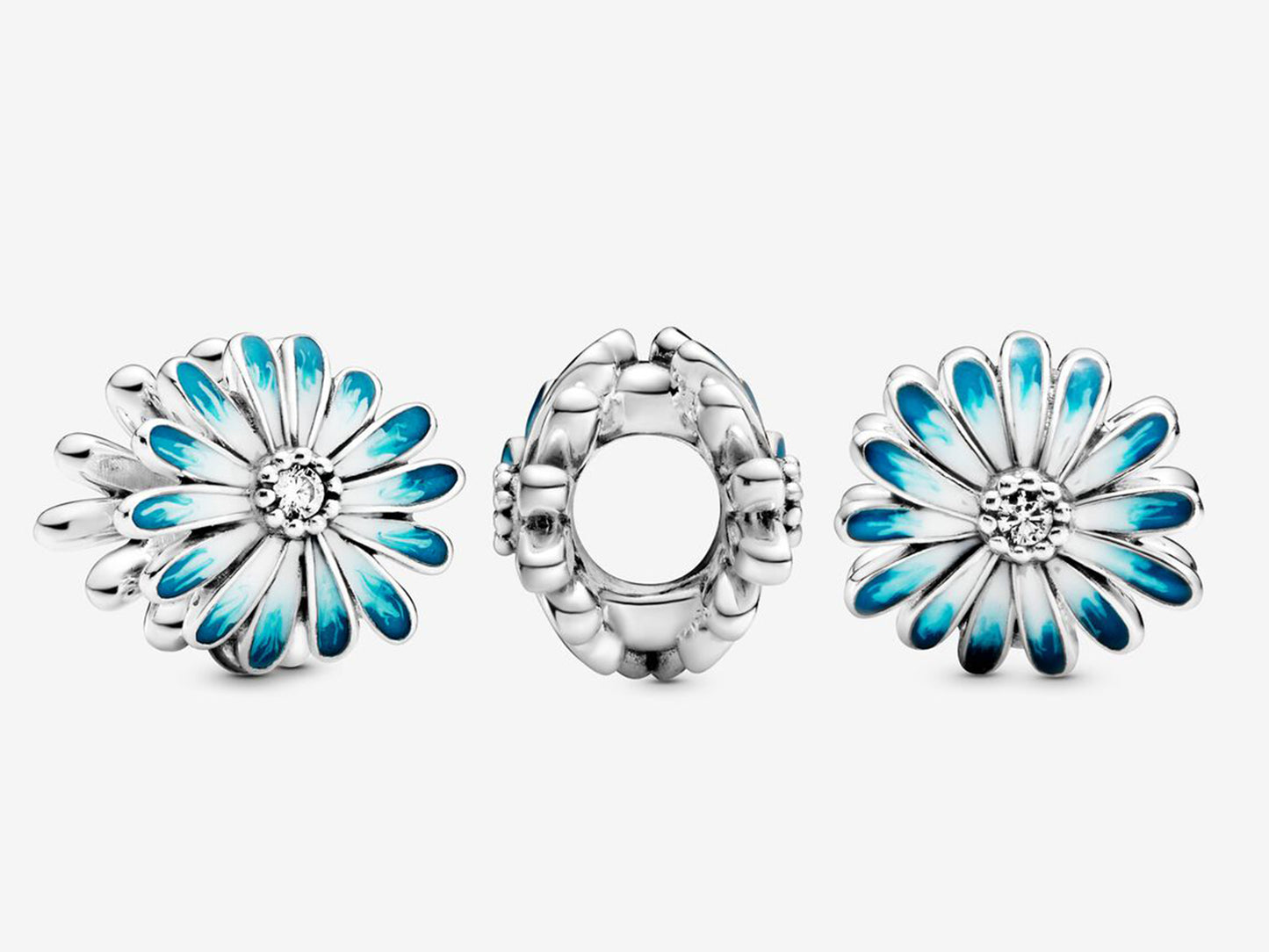 Blue Daisy Charm