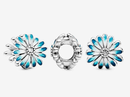 Blue Daisy Charm