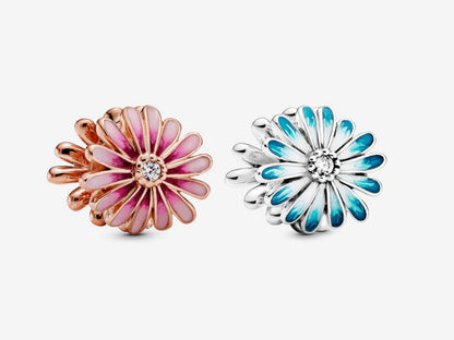 Blue Daisy Charm