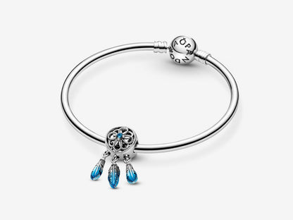 Blue Dreamcatcher Charm