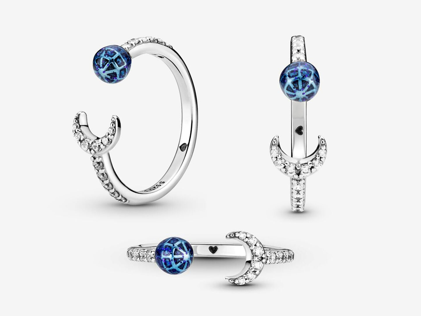 Blue Earth & Moon Ring