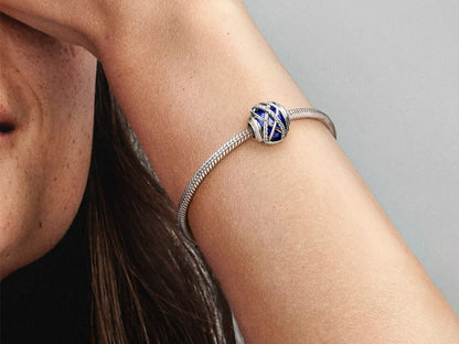 Blue Galaxy Charm