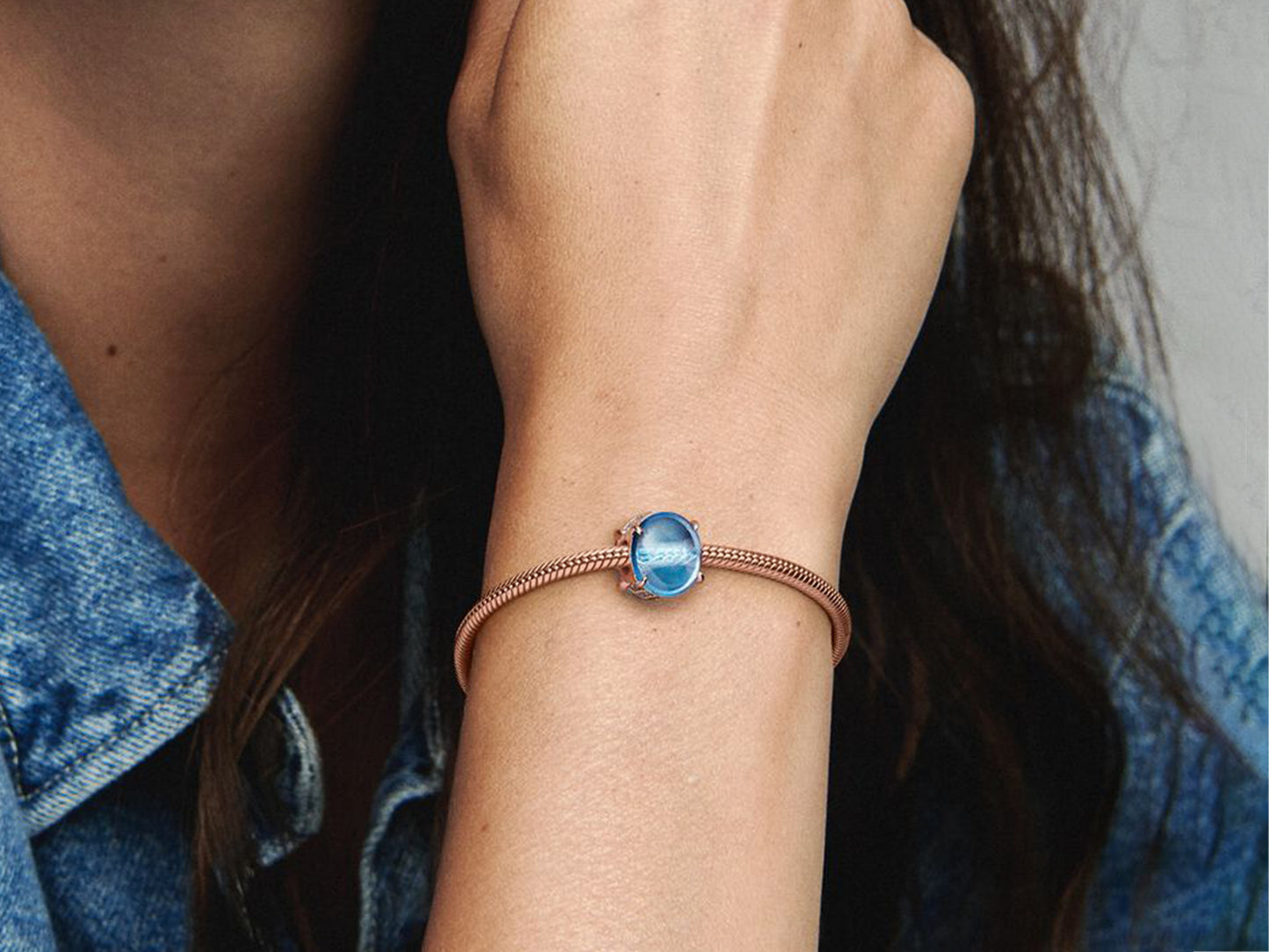 Blue Gem Elegance Charm