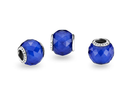 Blue Geometry Charm