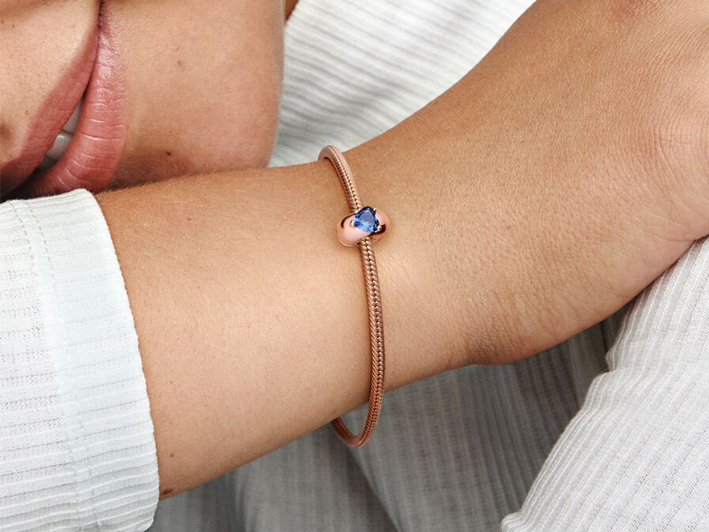 Blue Heart Clip Charm