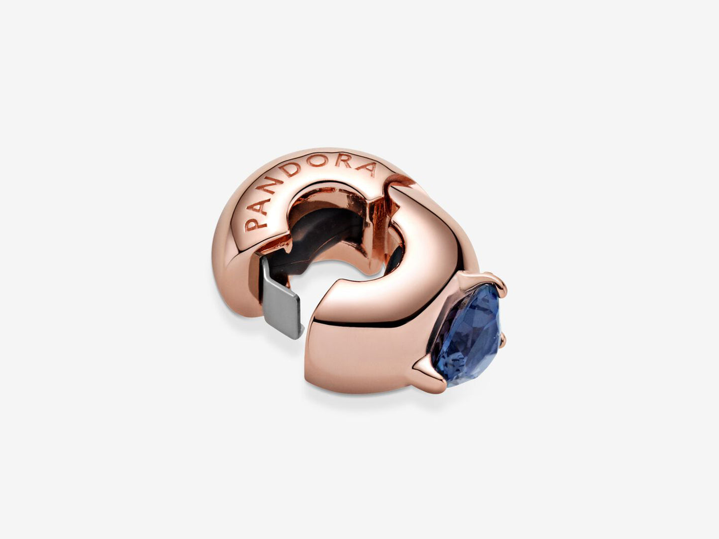 Blue Heart Clip Charm