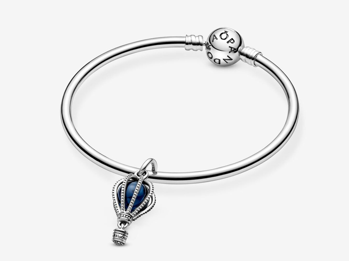 Blue Hot Air Balloon Charm