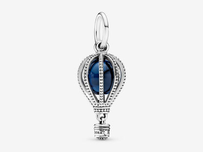 Blue Hot Air Balloon Charm