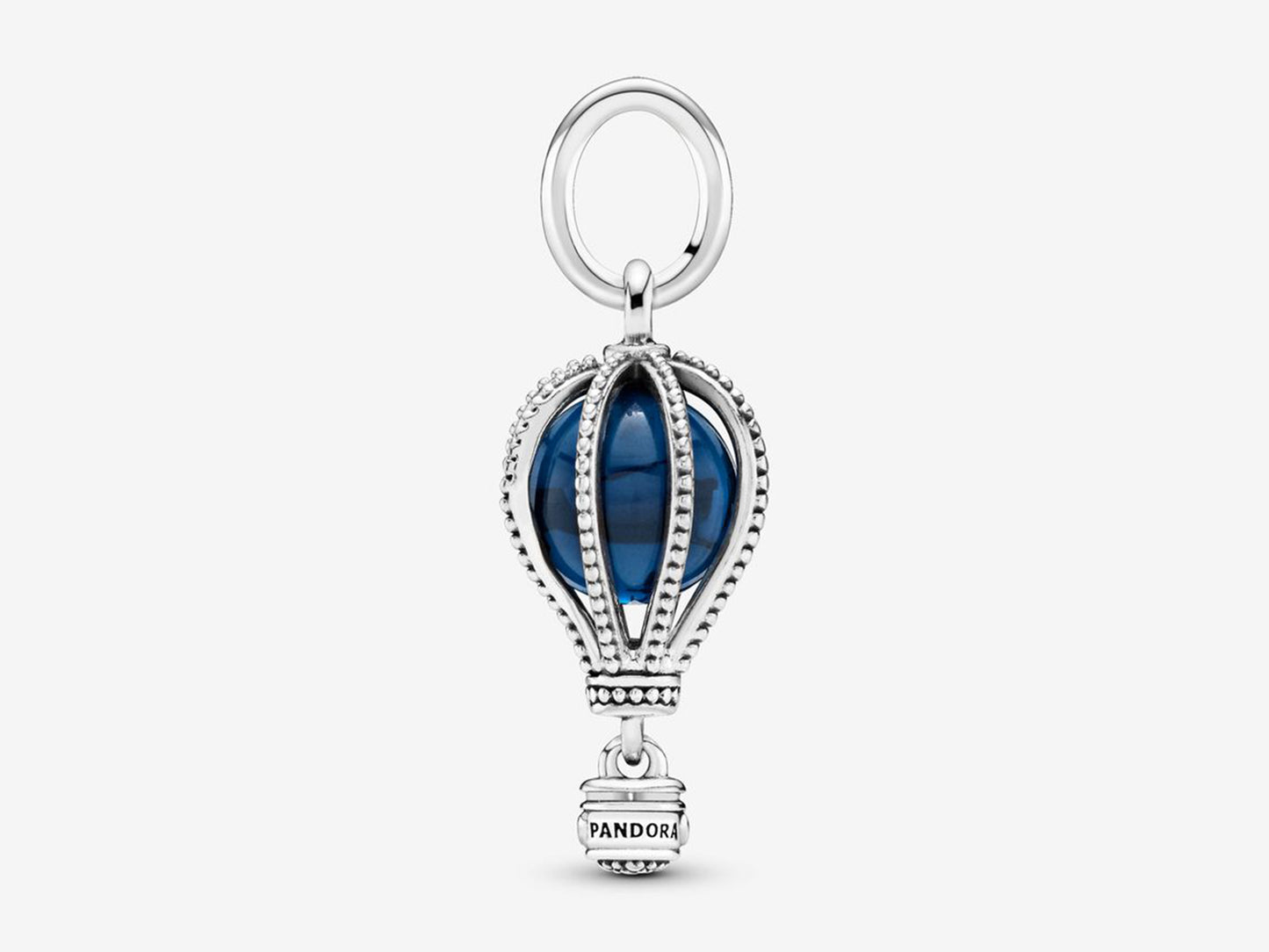 Blue Hot Air Balloon Charm