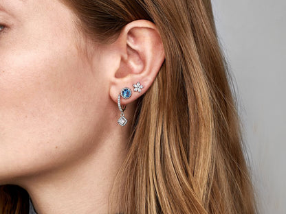 Blue Sky Radiance Stud Earrings