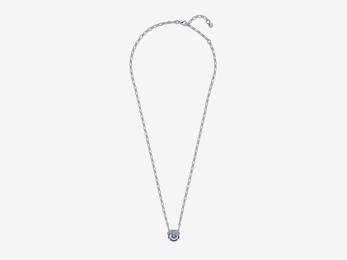 Blue Tricolor Viola Pendant