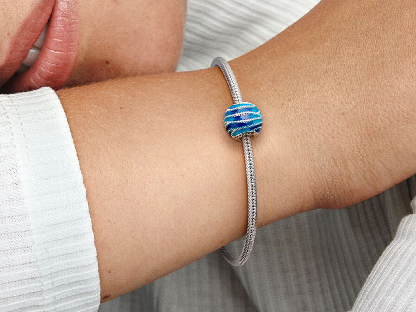 Blue Wave Charm