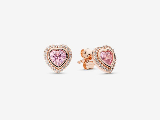 Blush Rose Elegance Stud Earrings