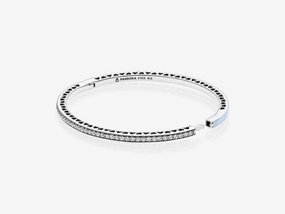 Bright Blue Heart Charm Bracelet