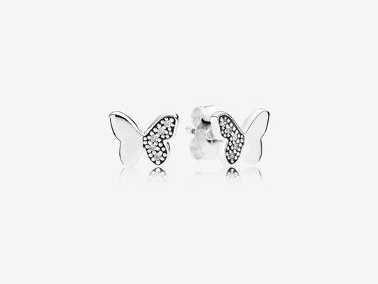 Butterfly Dance Elegance Stud Earrings