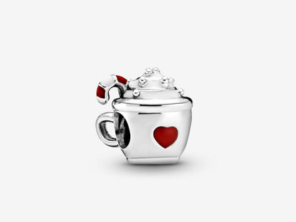 Cocoa and Candy Cane Charm
