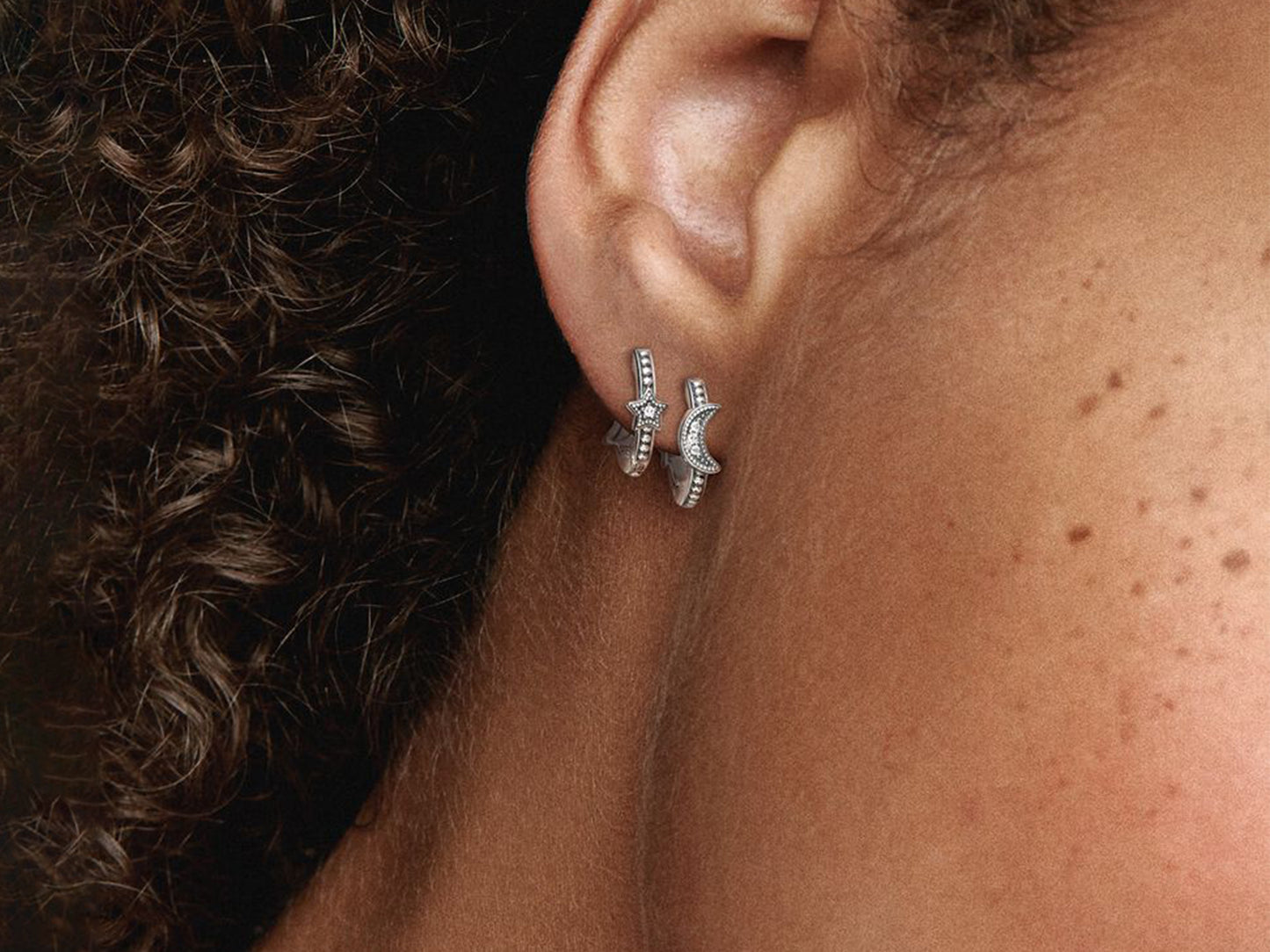 Celestial Duet Hoop Earrings