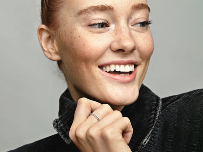 Logo and Love Details Ring