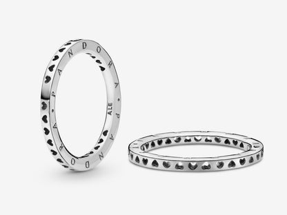Logo and Love Details Ring