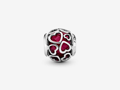 Cherry Blossom Heart Charm
