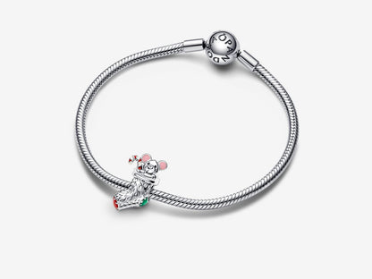 Festive Mouse & Stocking Charm