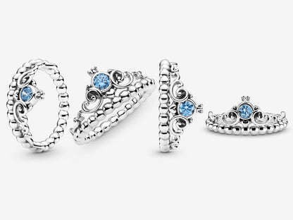 Cinderella's Blue Crown Ring