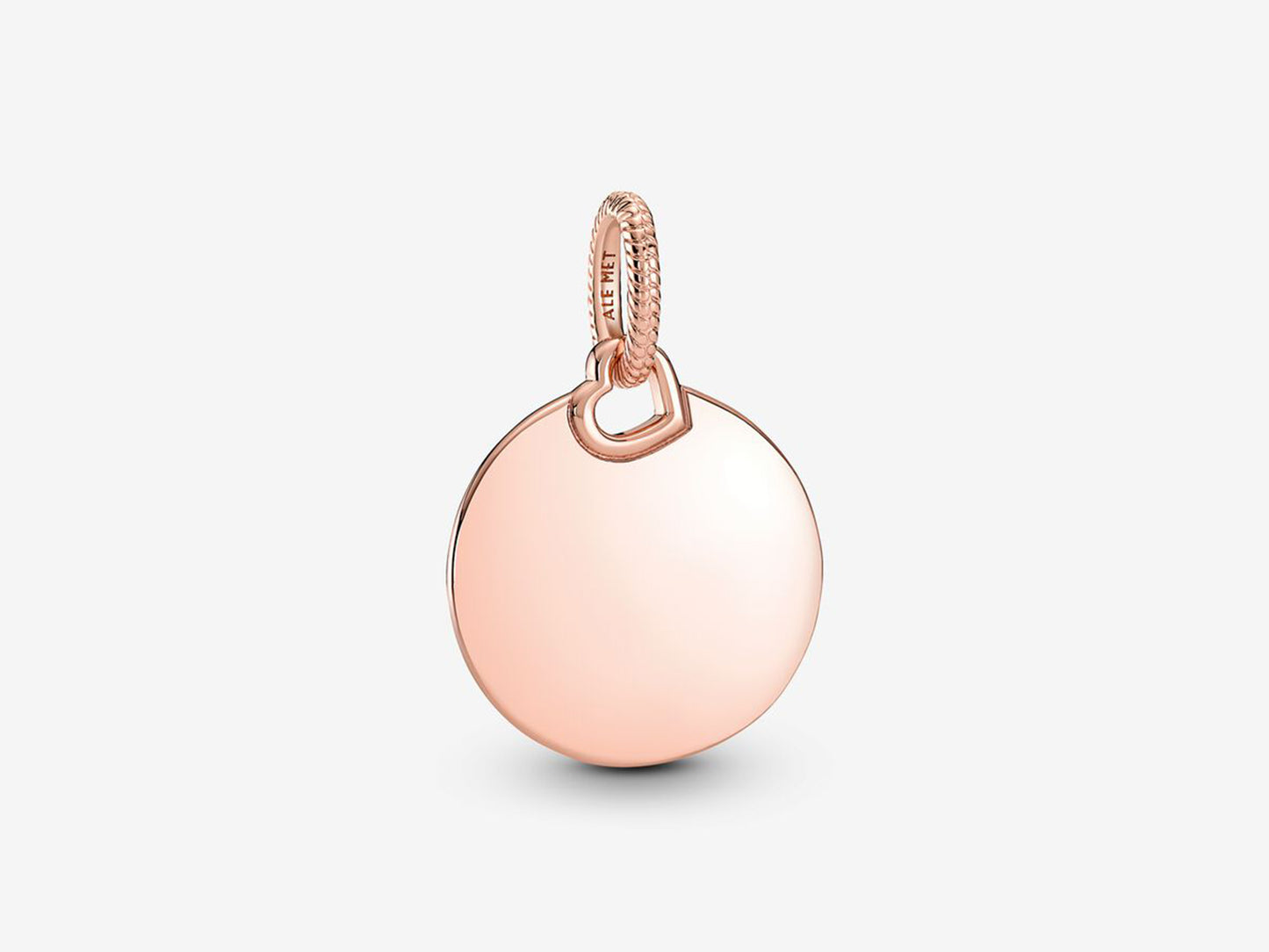 Engravable Round Tag Pendant