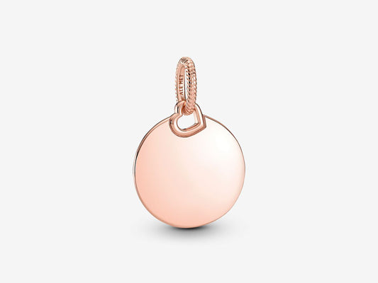 Engravable Round Tag Pendant