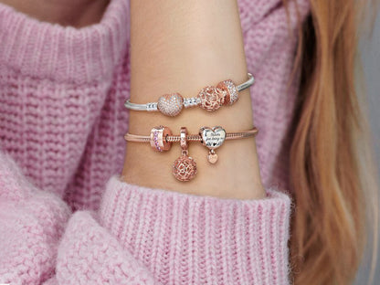 Clear Pavé Clip Charm